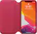 Alt View 12. Apple - iPhone 11 Pro Max Leather Folio - Raspberry.