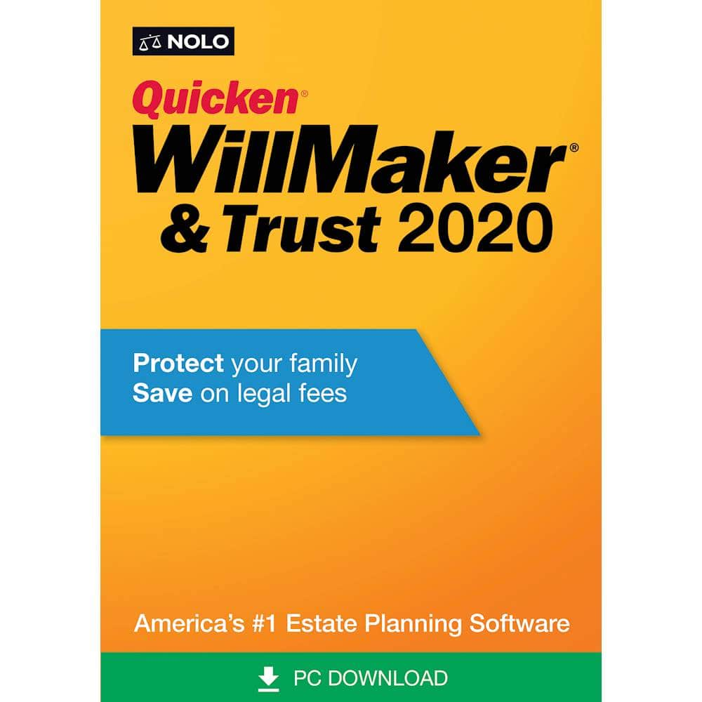 Best Buy: Individual Software Quicken WillMaker & Trust 2020 [Digital ...