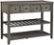 Angle Zoom. Walker Edison - Traditional Solid Wood 2-Drawer Buffet Sideboard - Gray.
