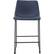 Angle. Walker Edison - Industrial Faux Leather Counter Stool (Set of 2) - Blue.