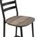 Alt View 12. Walker Edison - Industrial Slat-Back Counter Stool (2-Pack) - Gray Wash.