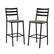 Alt View 14. Walker Edison - Industrial Slat-Back Counter Stool (2-Pack) - Gray Wash.