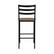 Alt View 11. Walker Edison - Industrial Slat-Back Counter Stool (2-Pack) - Rustic Oak.