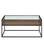 Alt View 11. Walker Edison - Rustic Glass Coffee Table - Rustic Oak.