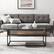Alt View 13. Walker Edison - Rustic Glass Coffee Table - Rustic Oak.