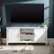 Alt View Zoom 12. Walker Edison - Modern Farmhouse TV Stand for Most TVs Up to 64" - Solid White.