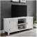 Alt View 13. Walker Edison - Modern Farmhouse TV Stand for Most TVs Up to 64" - Solid White.