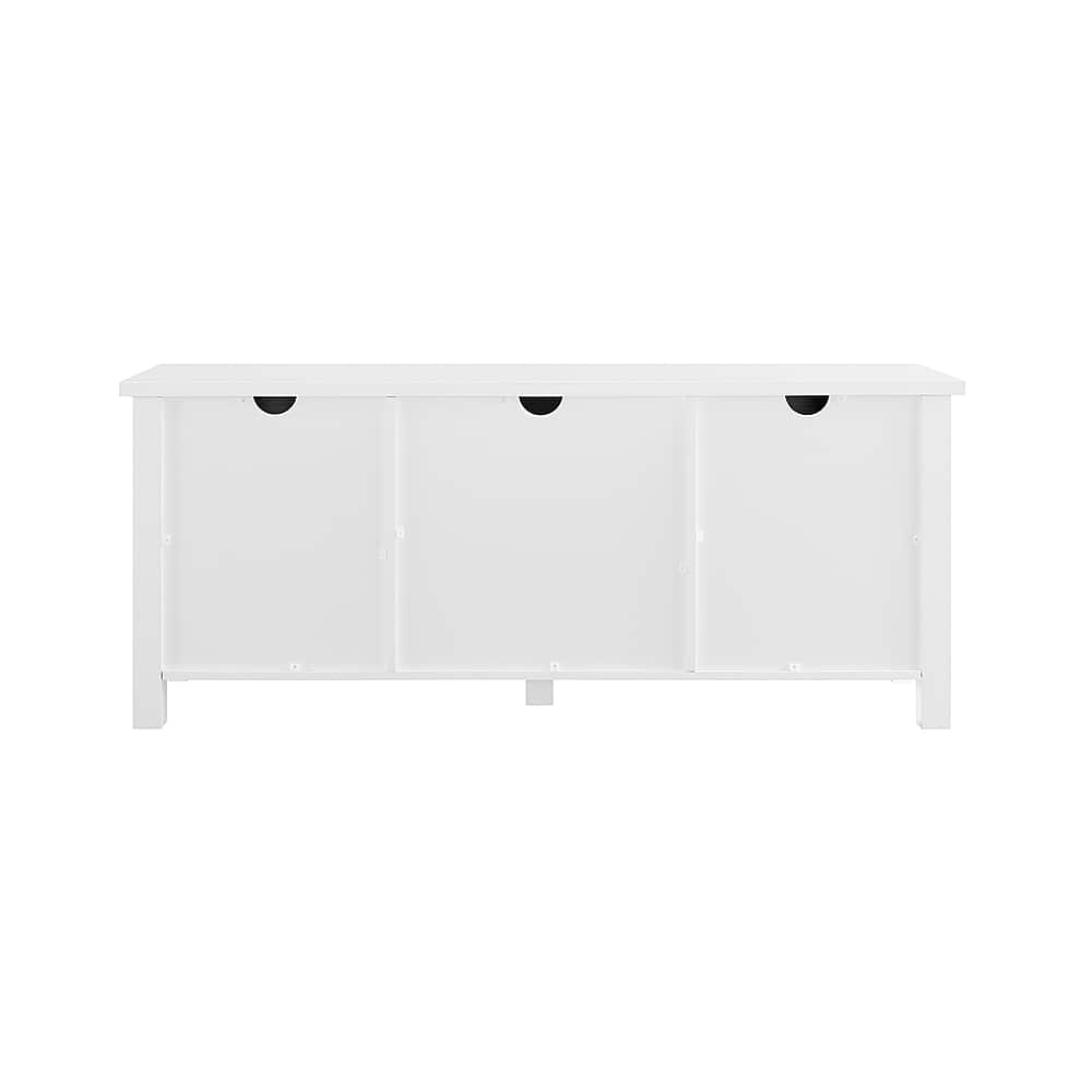 Alt View 24. Walker Edison - Modern Farmhouse TV Stand for Most TVs Up to 64" - Solid White.