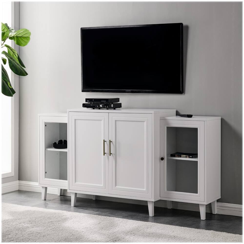 Alt View 12. Walker Edison - Tiered Modern Sideboard - White.