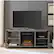 Alt View 13. Walker Edison - Farmhouse Open Storage Metal X-Frame Fireplace TV Stand for Most TVs up to 65" - Grey Wash.