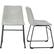 Alt View 11. Walker Edison - 18" Industrial Faux Leather Dining Chairs (Set of 2) - Grey.