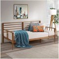 Alt View Zoom 12. Walker Edison - Mid-Century Modern 42" Twin-Size Spindle Bed - Caramel.