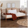 Alt View Zoom 13. Walker Edison - Mid-Century Modern 42" Twin-Size Spindle Bed - Caramel.