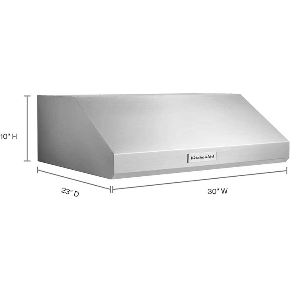 KitchenAid 30" Externally Vented Range Hood Stainless steel KVUC600JSS