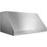 Angle. KitchenAid - 36" Externally Vented Range Hood - Stainless steel.