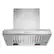 Front. KitchenAid - 36" Externally Vented Range Hood - Stainless steel.