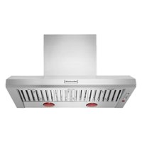 KitchenAid - 48" Externally Vented Range Hood - Stainless steel - Front_Zoom