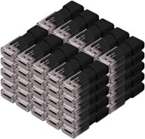 PNY - 16GB Attaché 3 USB 2.0 Type A Flash Drive 50-Pack - Black - Front_Zoom