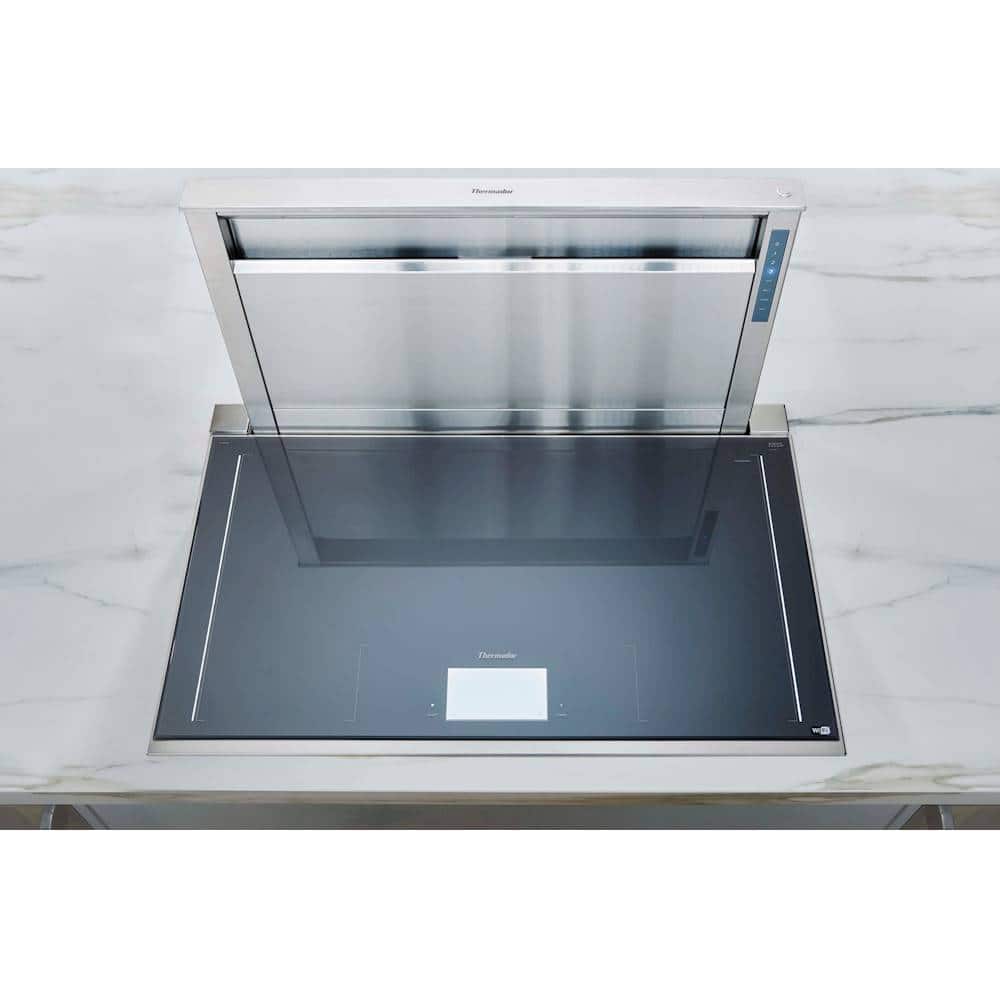 Alt View 11. Thermador - Masterpiece Series 36" Telescopic Downdraft System - Stainless Steel.