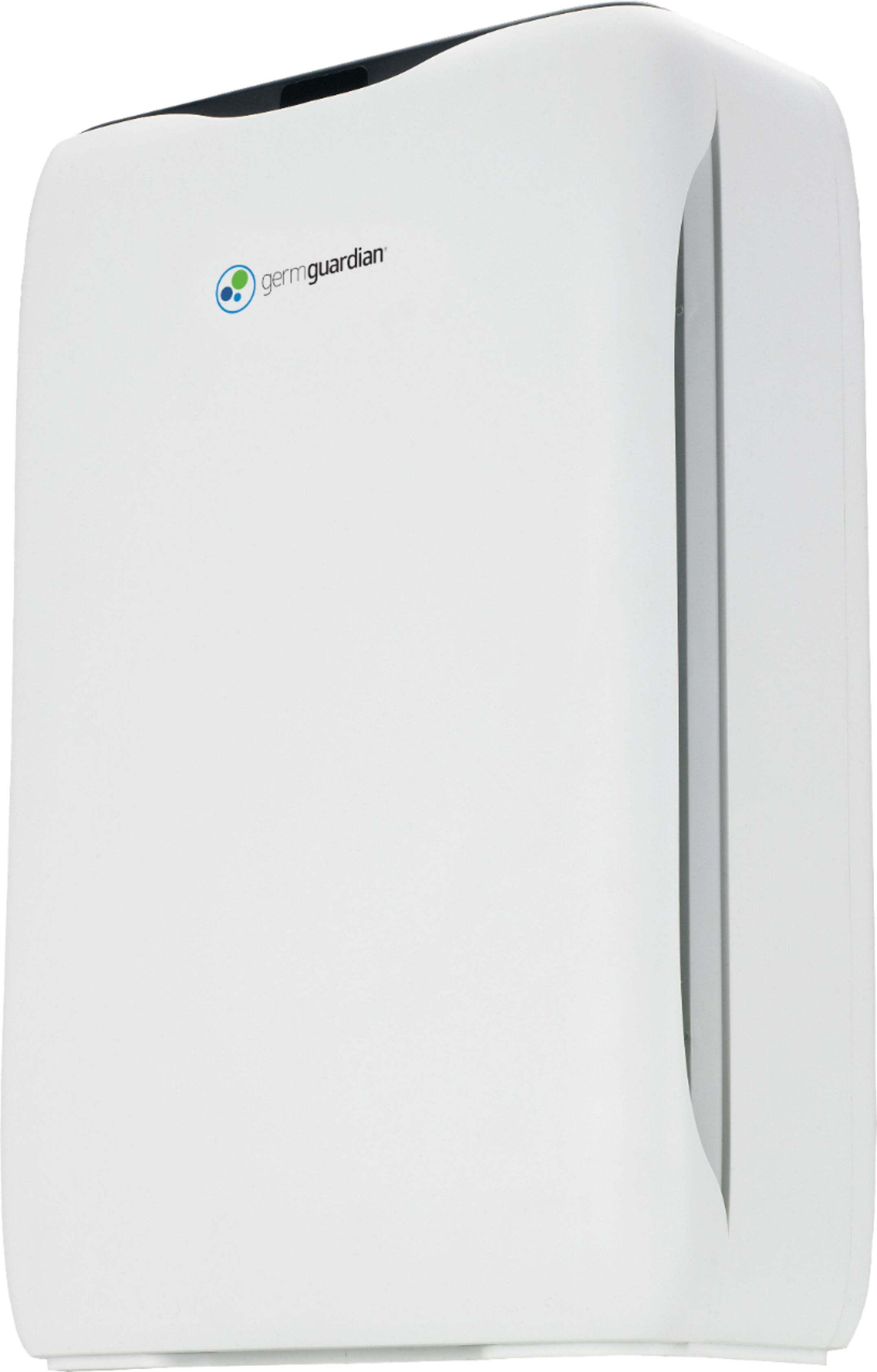 Angle View: GermGuardian - 158 Sq. Ft Tower Air Purifier - Gray