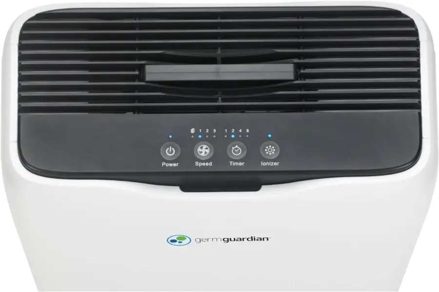 Alt View 17. GermGuardian - 18" Console Air Purifier with True HEPA Pure Filter, Ionizer and Timer for 151 Sq. Ft Rooms - White.