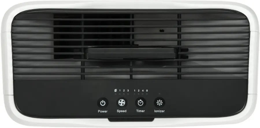 Alt View 19. GermGuardian - 18" Console Air Purifier with True HEPA Pure Filter, Ionizer and Timer for 151 Sq. Ft Rooms - White.