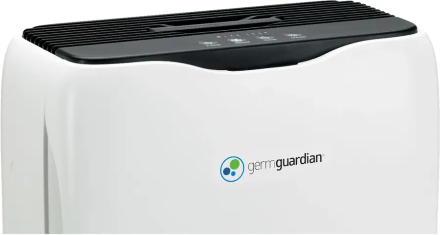 Alt View 22. GermGuardian - 18" Console Air Purifier with True HEPA Pure Filter, Ionizer and Timer for 151 Sq. Ft Rooms - White.