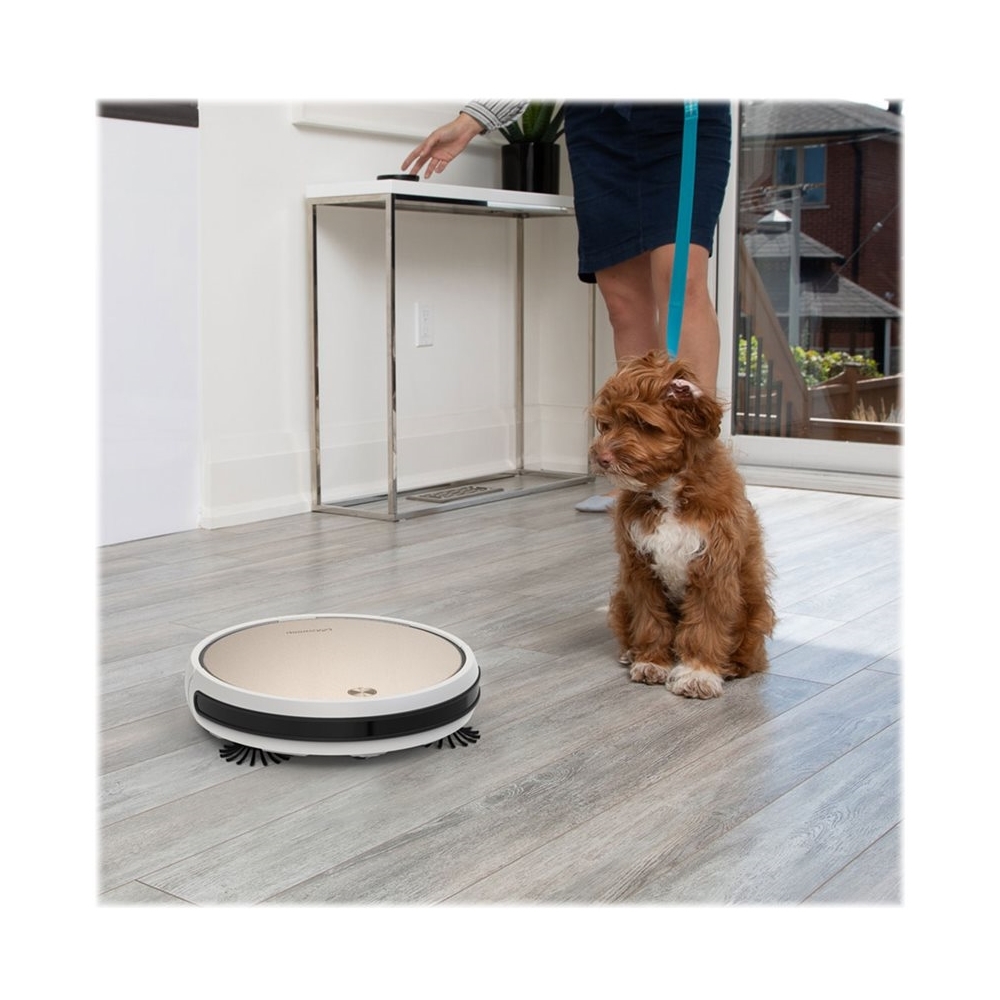 Left View: bObsweep - Pro Robot Vacuum - Gold