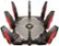 Front Zoom. TP-Link - Archer AX11000 Tri-Band Wi-Fi 6 Router - Black/Red.