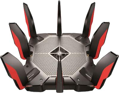 TP Link Archer AX11000 Tri Band Wi Fi 6 Router Black/Red ARCHER TP Link Archer AX11000 Tri Band Wi Fi 6 Router Black/Red ARCHER