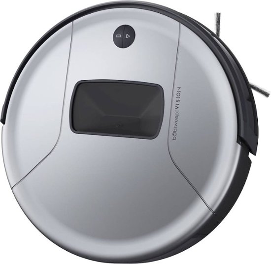 bObsweep PetHair Vision WiFi Connected Robot Vacuum Steel WVP56020