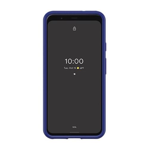 Angle View: OtterBox - Symmetry Series Case for Google Pixel 4 XL - Sapphire Secret Blue