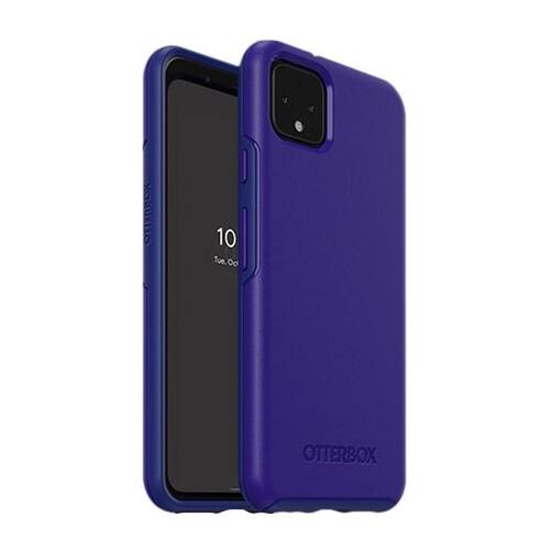 Alt View 11. OtterBox - Symmetry Series Case for Google Pixel 4 XL - Sapphire Secret Blue.