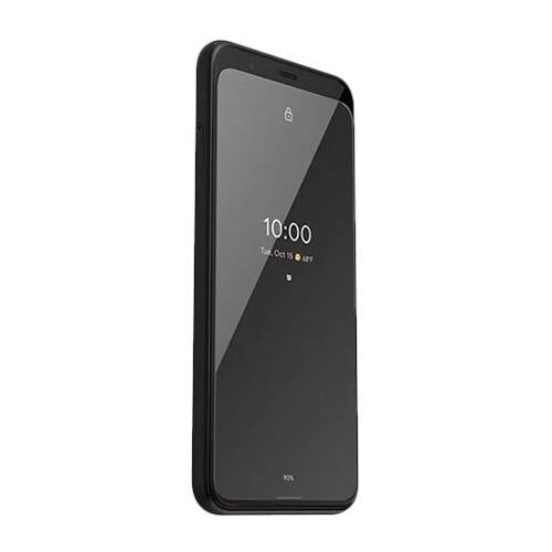 Left. OtterBox - Amplify Series Alumino-Silicate Glass Screen Protector for Google Pixel 4 - Clear.