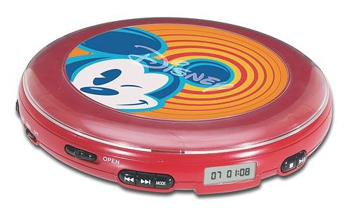 Front Standard. Disney Electronics - Disney Personal CD Player.
