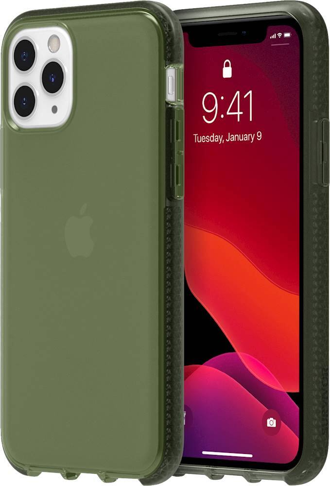 Alt View 11. Griffin Technology - Survivor Clear Case for Apple® iPhone® 11 Pro - Bronze Green.