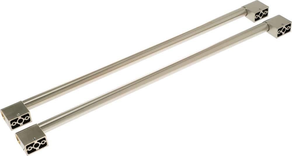 Alt View 11. Monogram - Statement Handle Kit for Select Monogram Side-by-Side Refrigerators - Silver.