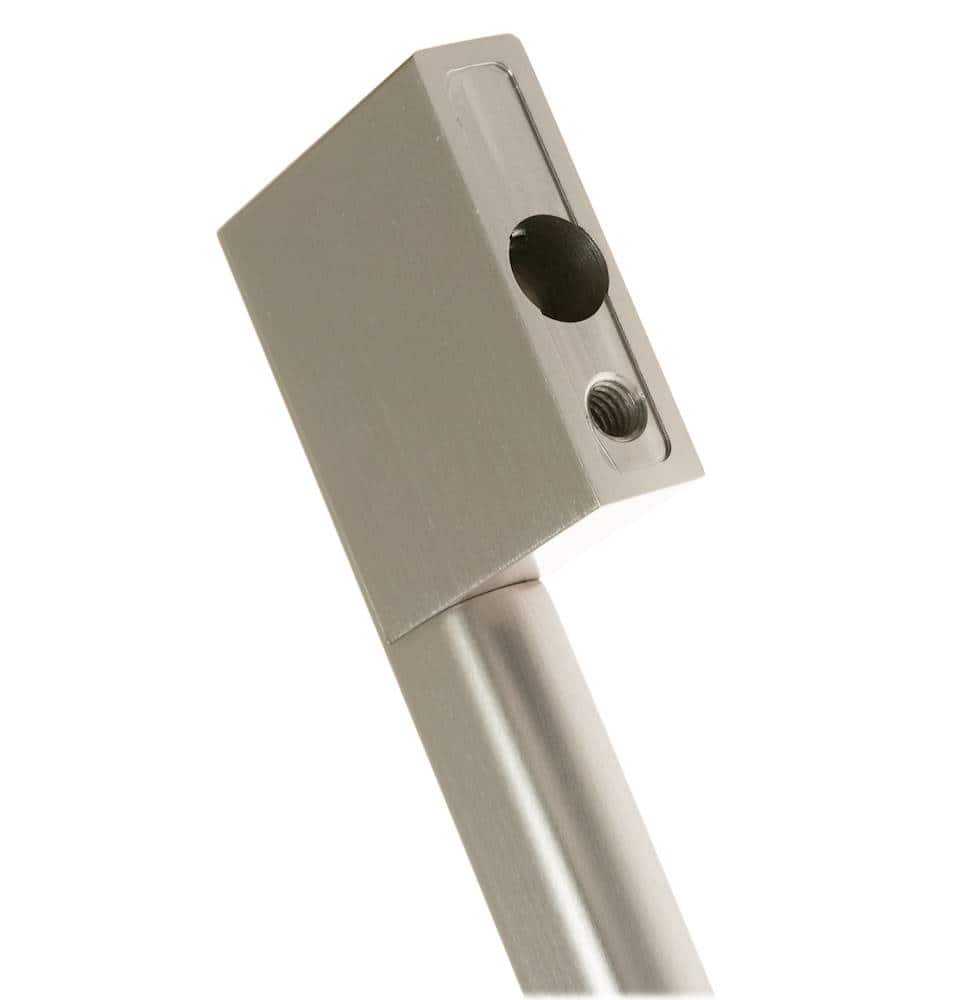 Alt View 13. Monogram - Minimalist Handle Kit for Select Monogram Side-by-Side Refrigerators - Silver.