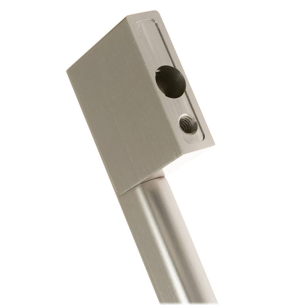 Alt View 13. Monogram - Minimalist Handle Kit for Select Monogram Side-by-Side Refrigerators - Silver.