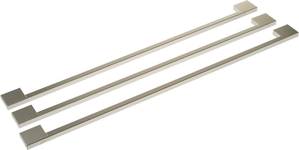 Angle View: Fisher & Paykel - Contemporary Square 2 Piece Handle Kit for RS3084 Bottom Mount Column Refrigerators - Stainless steel