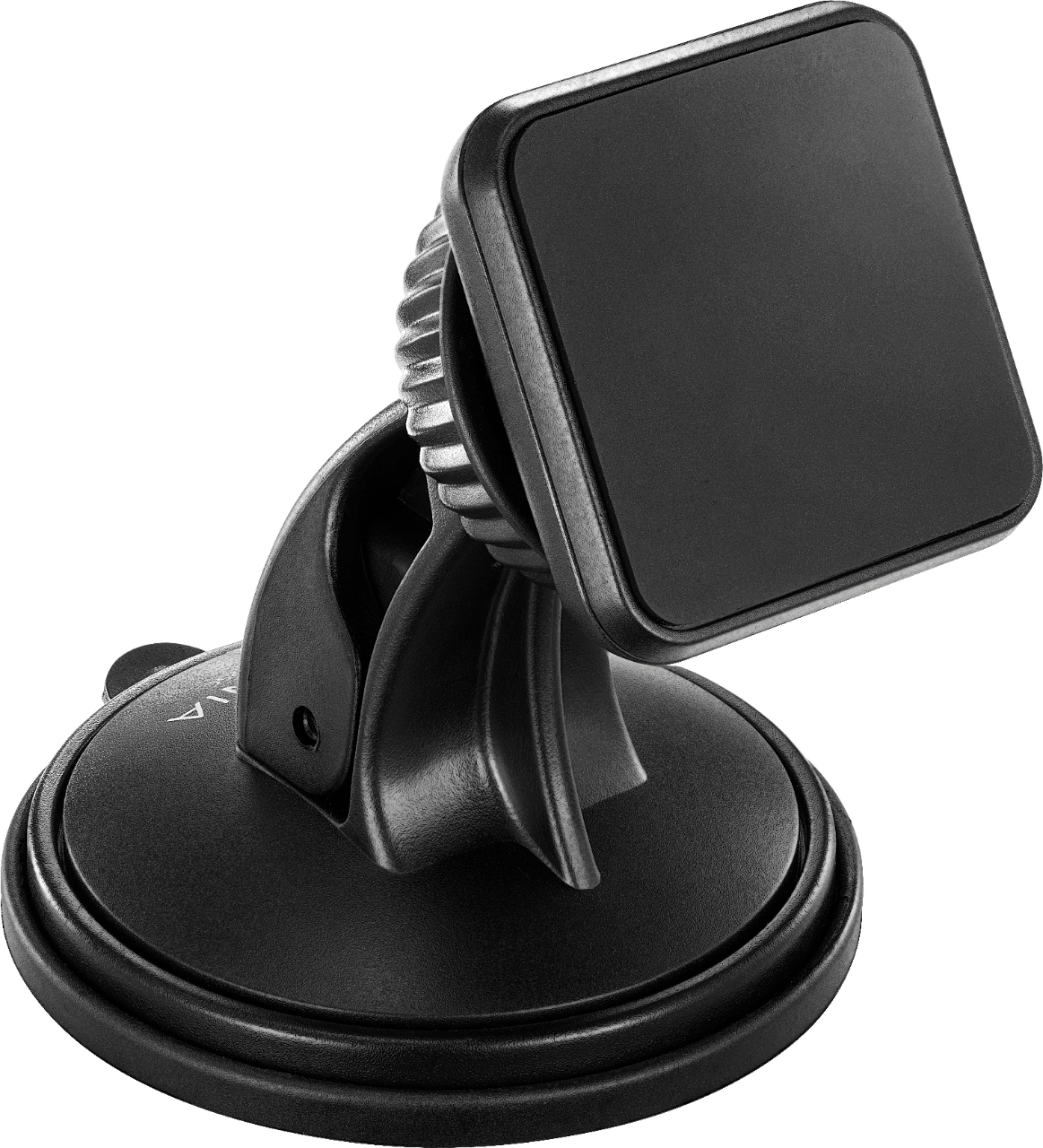 Angle View: Insignia™ - Magnetic Car Holder for Most Cell Phones - Black