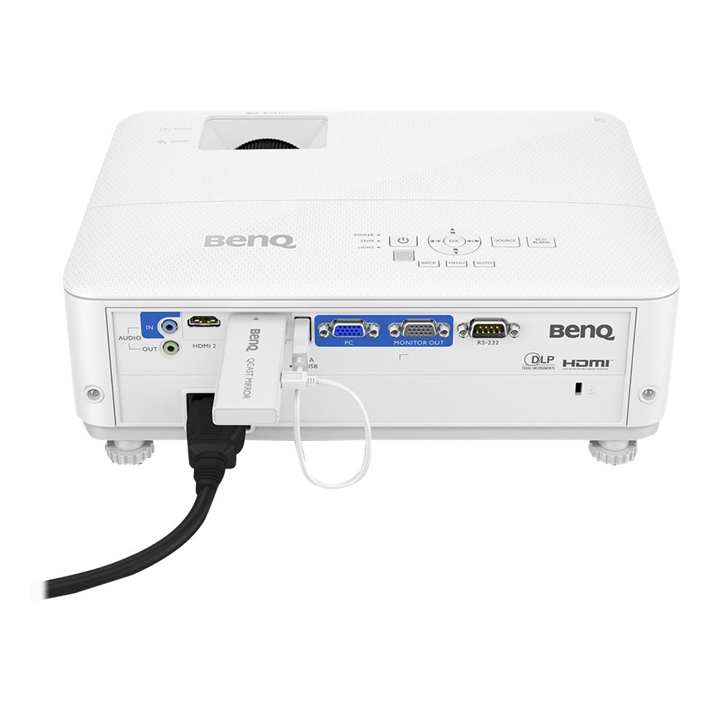 Back View: BenQ - TH585 1080p DLP Projector - White