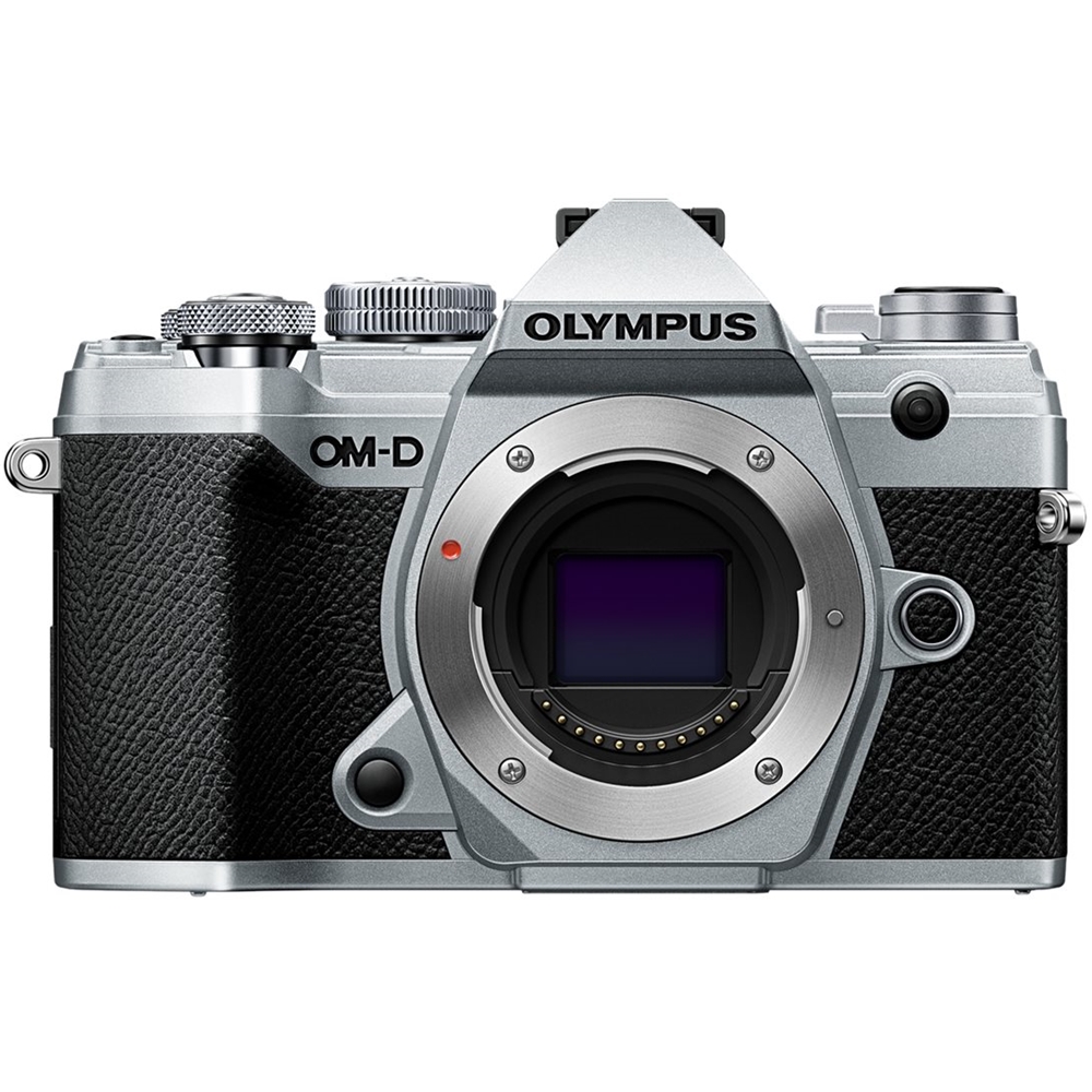 Angle View: Olympus - OM-D E-M5 Mark III Mirrorless Camera (Body Only) - Silver