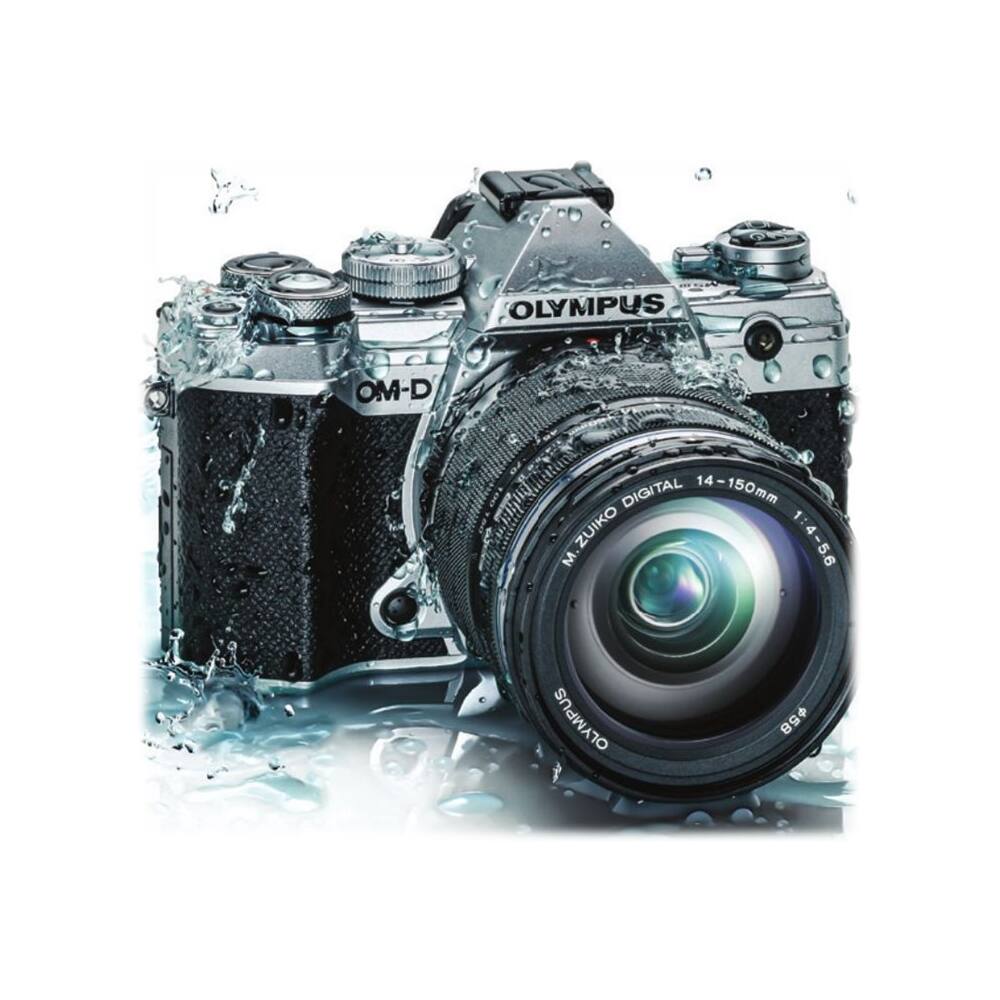 Left View: Olympus - OM-D E-M10 Mark IV Mirrorless Digital Camera with 14-42mm Lens - Silver