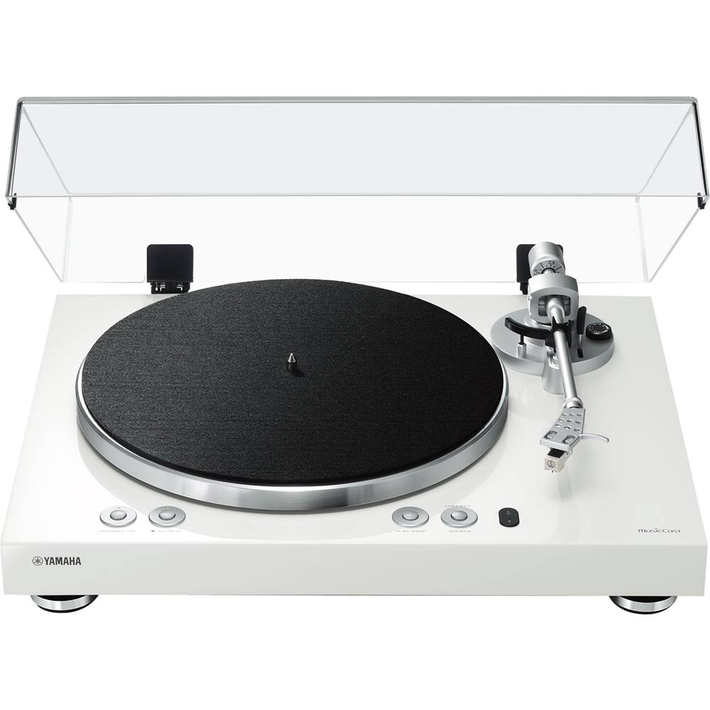 Alt View 11. Yamaha - MusicCast Bluetooth Stereo Turntable - White.