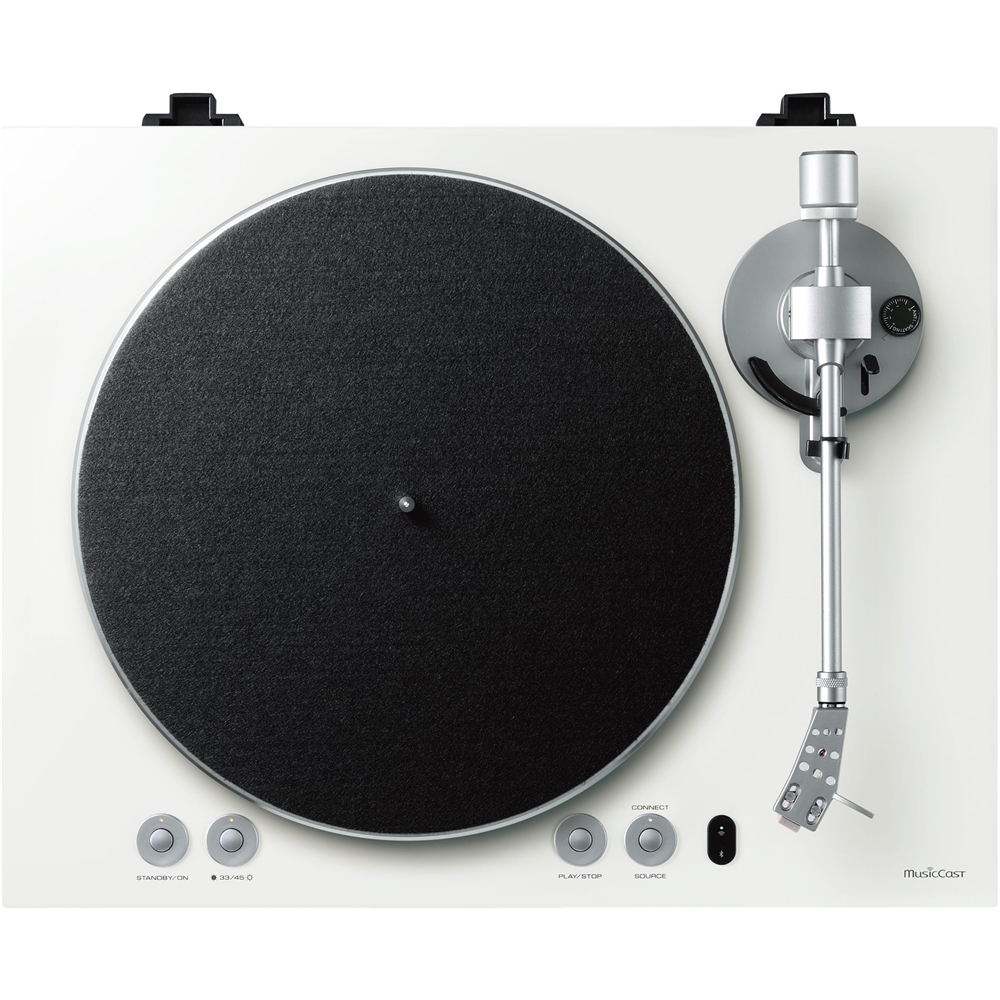 Yamaha - MusicCast Bluetooth Stereo Turntable - White