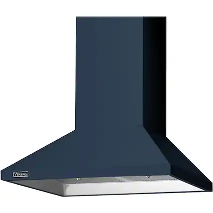 Front. Viking - 3 Series 30" Convertible Range Hood - Slate Blue.