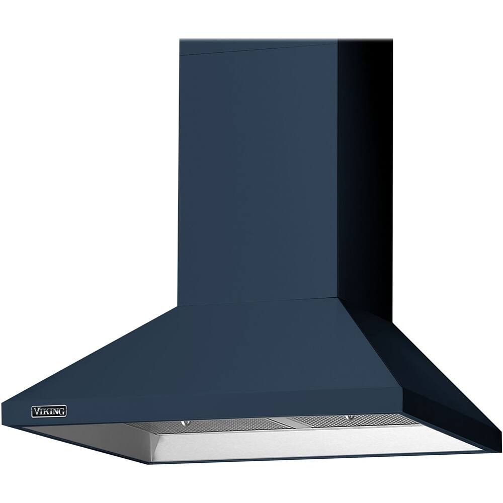 Front. Viking - 3 Series 30" Convertible Range Hood - Slate Blue.