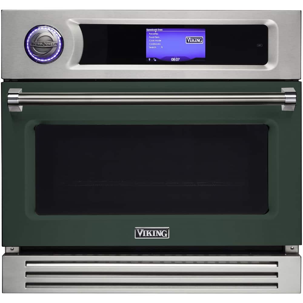 Viking Professional 7 Series Turbochef 30 Built In Single Electric Convection Oven Blackforest Green Lvsot730bf Best Viking Professional 7 Series Turbochef