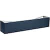 Front. Viking - Duct Cover for Professional 5 Series VCIH53608SB, VCWH53648SB and VWH536121SB - Slate Blue.